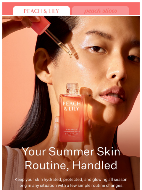 peachandlily newsletter: Don't let these summer habits sabotage your skin
