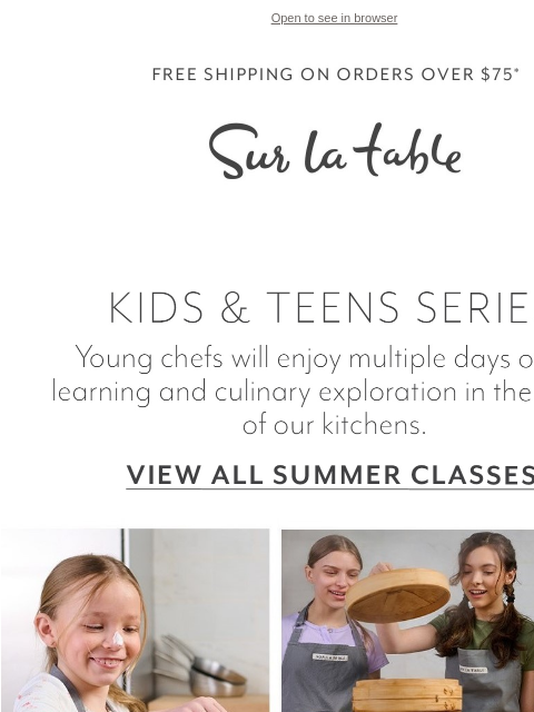 Act fast, these classes are selling out—reserve a seat for your young chefs today. ‌ ‌ ‌ ‌ ‌ ‌ ‌ ‌ ‌ ‌ ‌ ‌ ‌ ‌ ‌ ‌ ‌ ‌ ‌ ‌ ‌ ‌ ‌ ‌ ‌ ‌ ‌ ‌ ‌ ‌ ‌ ‌ ‌ ‌ ‌ ‌ ‌ ‌ ‌ ‌ ‌ ‌ ‌ ‌ ‌ ‌ ‌ ‌ ‌ ‌ ‌ ‌ ‌ ‌ ‌ ‌ ‌ ‌ ‌