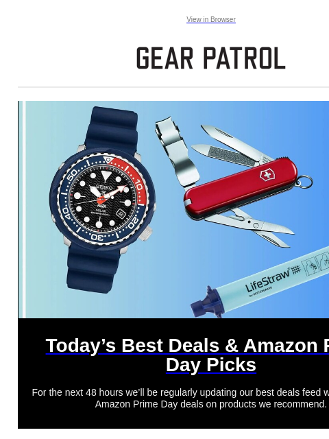 Plus new premium Seiko dive watch bracelets Plus new premium Seiko dive watch bracelets View in Browser Today's Best Deals & Amazon Prime Day Picks Today's Best Deals & Amazon Prime Day