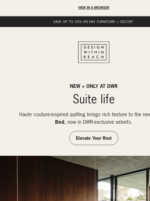 dwr newsletter: Your own 5-star stay