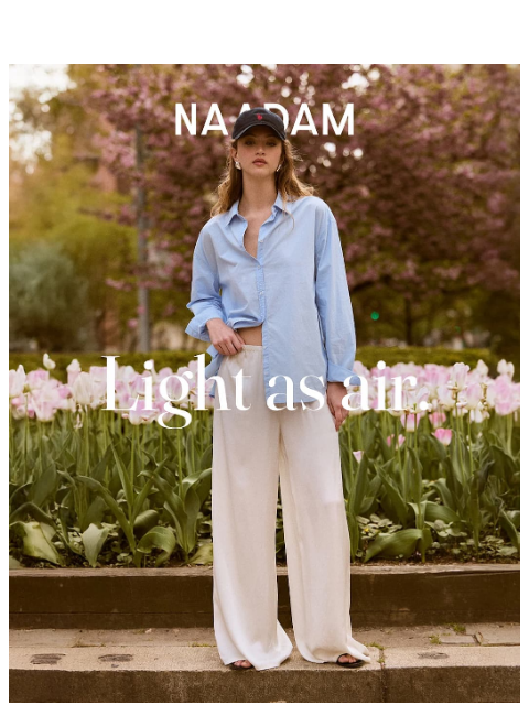 naadam newsletter: Cotton. Cool. Collected.
