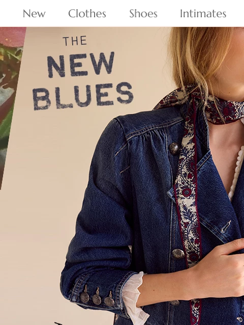 freepeople newsletter: Three words: True, blue, NEW 💙