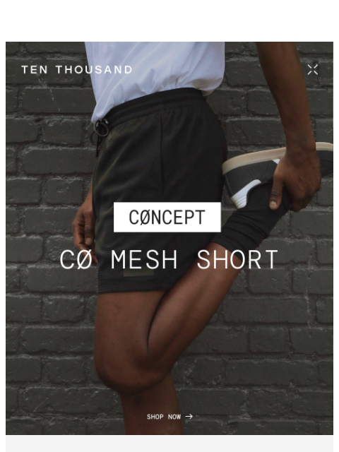 tenthousand newsletter: New Exclusive: CØ Mesh Short