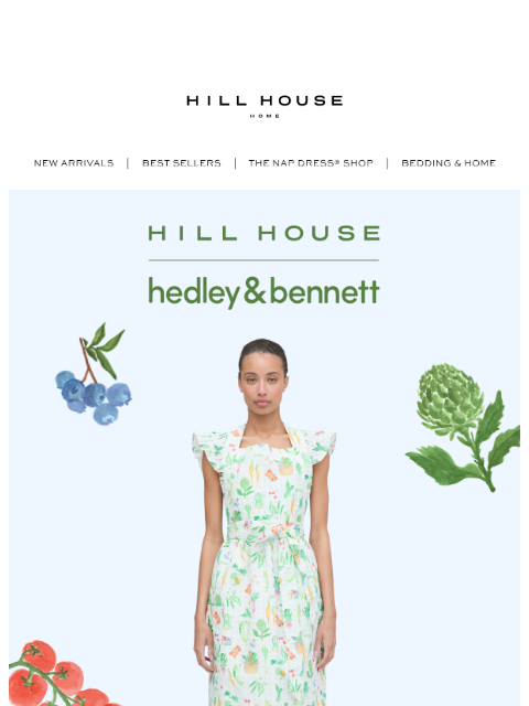 hillhousehome newsletter: JUST DROPPED: Hedley & Bennett x HHH