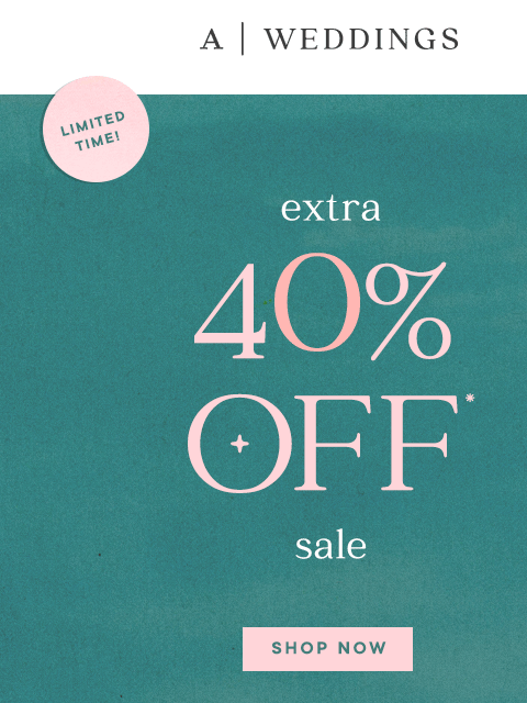anthropologie newsletter: Extra 40% OFF sale LWDs, shoes & MORE!