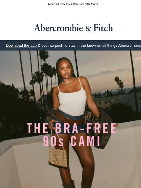 abercrombie newsletter: NEW fan favorite ‼️