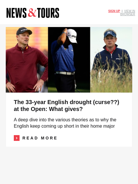 golfdigest newsletter: It's time for Jon Rahm to get over the finish line