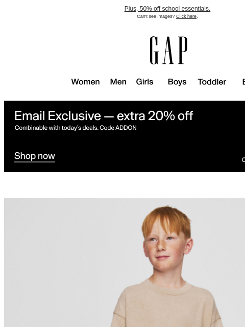 gap newsletter: THE CAMO CLOSET