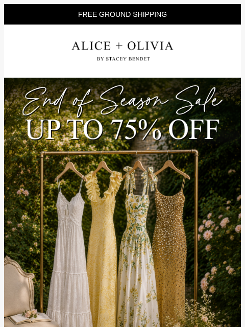 aliceandolivia newsletter: Our End of Season Sale Is EPIC