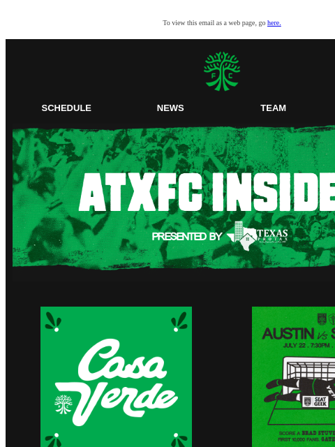 austinfc newsletter: ATXFC Insider: Your summer Verde guide: Watch part...