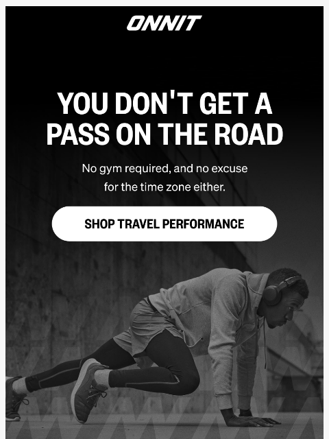 onnit newsletter: The Gym is Optional. The Standard Isn't.