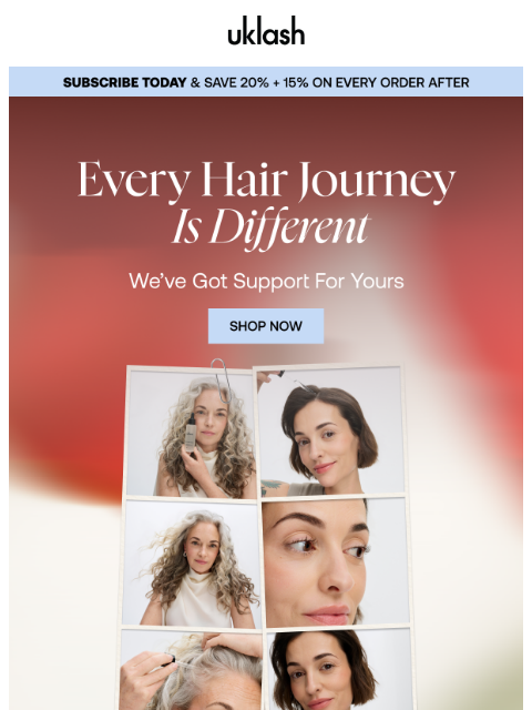 uklash newsletter: Discover Your Hair Confidence Today! ✨