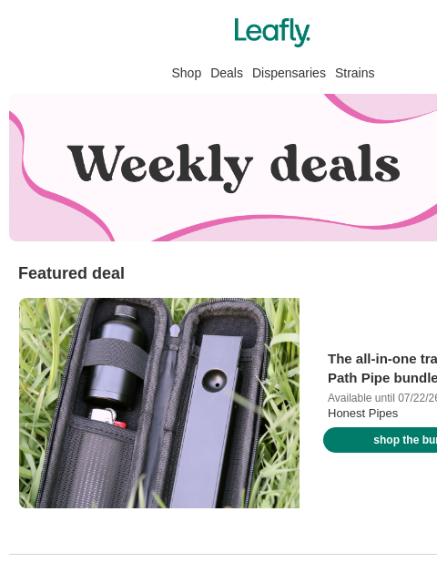 leafly newsletter: Sweet summer grass 🌱