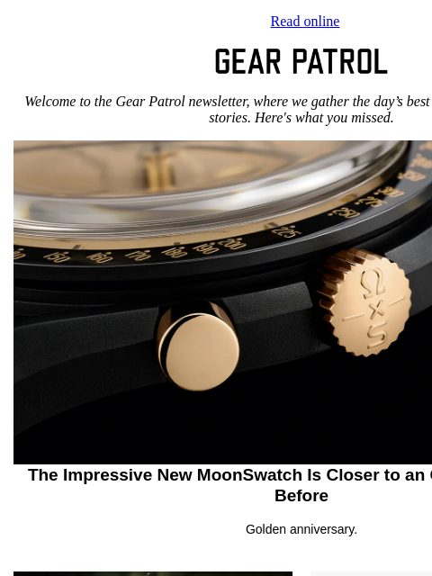 gearpatrol newsletter: Swatch's Fancy New MoonSwatch Is Closer to a Real ...