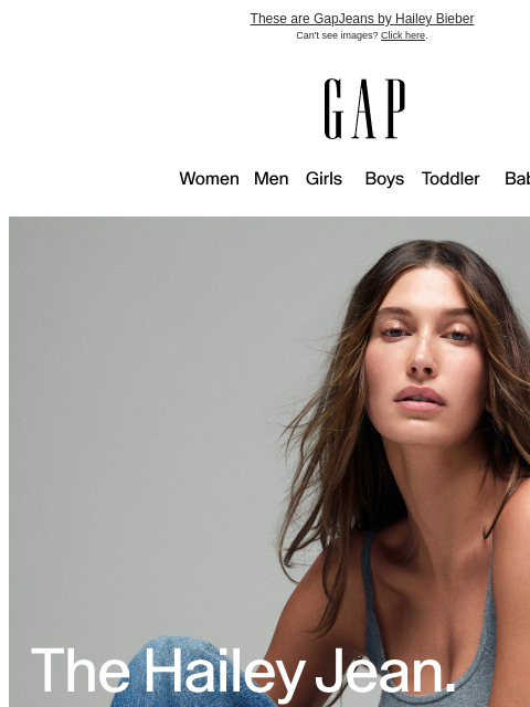 gap newsletter: The Hailey Jean