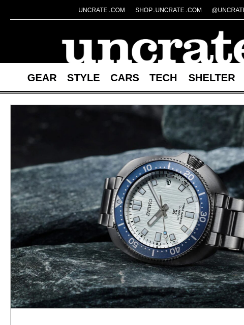 uncrate newsletter: Seiko Luxe 1970 Heritage Save The Ocean SE Dive Wa...