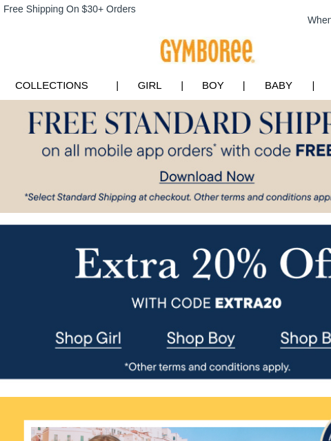 gymboree newsletter: Last Call for Summer's Most-Loved Styles