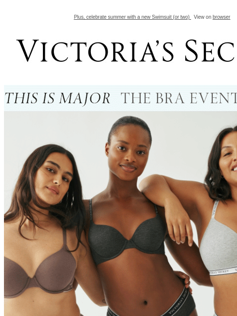 Plus, celebrate summer with a new Swimsuit (or two) View on browser Victoria's Secret VSCC Available Credit Introduction Shop Now Shop Now Shop Now Display images to show real-time content Display