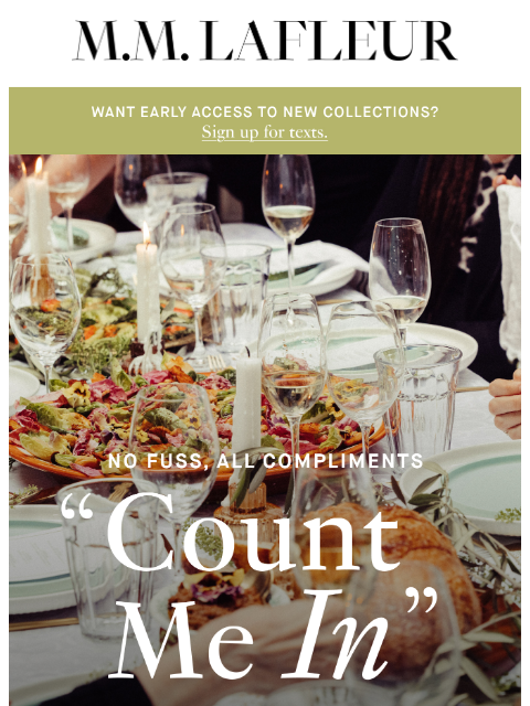 mmlafleur newsletter: THE KEY TO SUMMER EVENT DRESSING