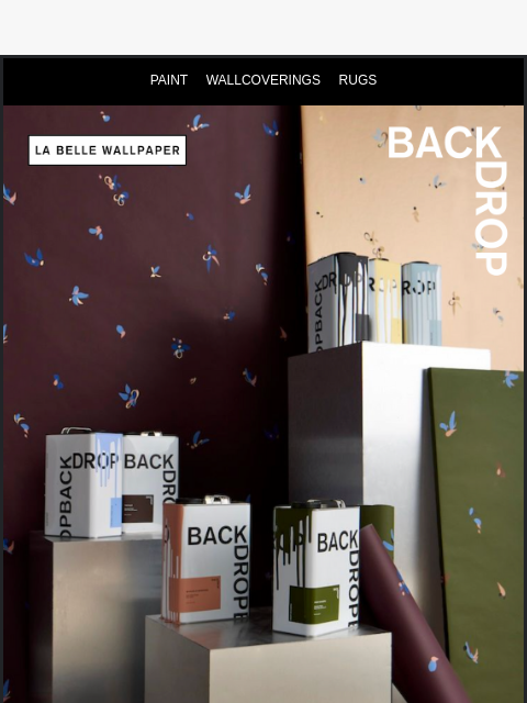 backdrophome newsletter: NEW IN