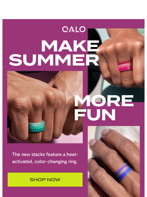 qalo newsletter: Make use of the summer heat ☀️🥵
