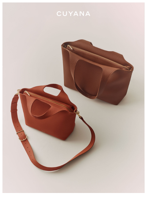 cuyana newsletter: The System Zipper Family
