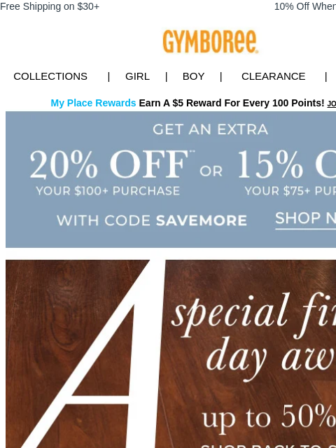gymboree newsletter: Our preppiest looks for school are *now* in sessio...