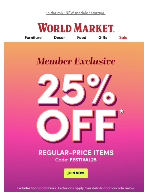 emailworldmarket newsletter: ‼️ 25% OFF ‼️