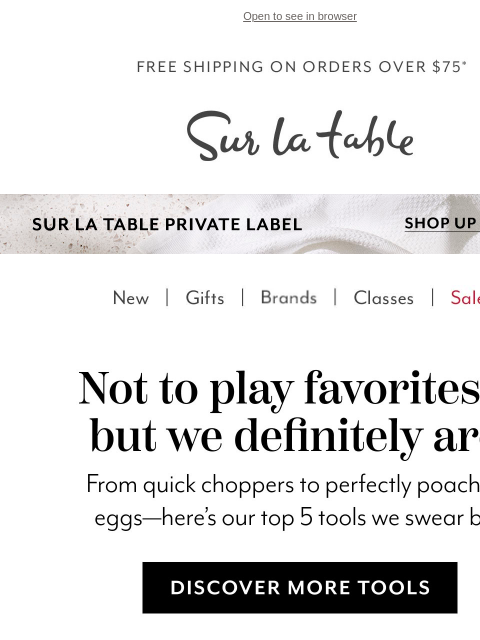 surlatable newsletter: Top 5 Hidden Gems for Your Kitchen.