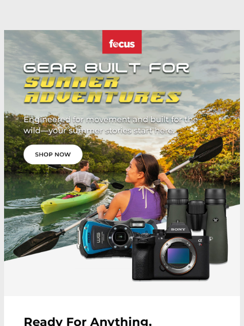 focuscamera newsletter: ☀️ Your summer adventure starts here...