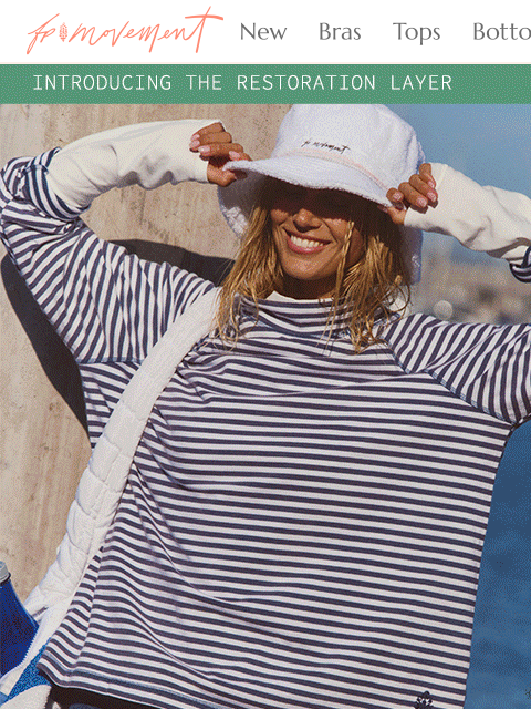 freepeople newsletter: Meet the Restoration Layer 🩵