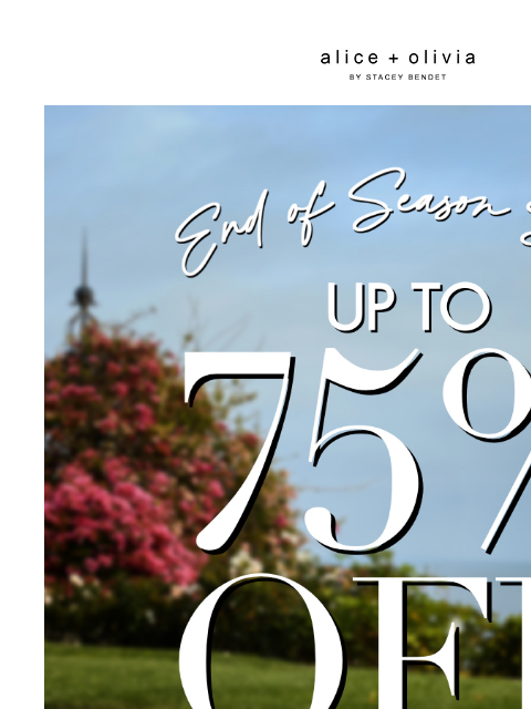 aliceandolivia newsletter: Best. Sale. Ever.