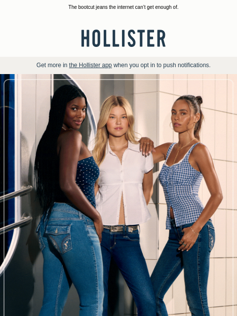 hollisterco newsletter: Denim reboot 🔄