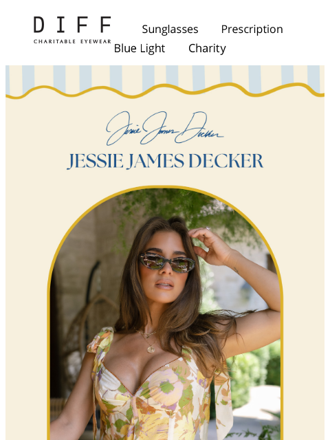 diffeyewear newsletter: NEW Jessie James Decker x DIFF 🤎 Summer Chic