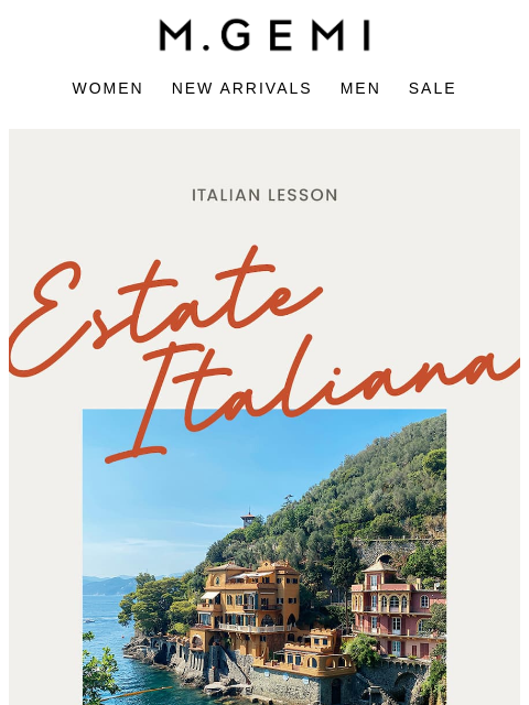 mgemi newsletter: How Do You Say “Summer” In Italian?