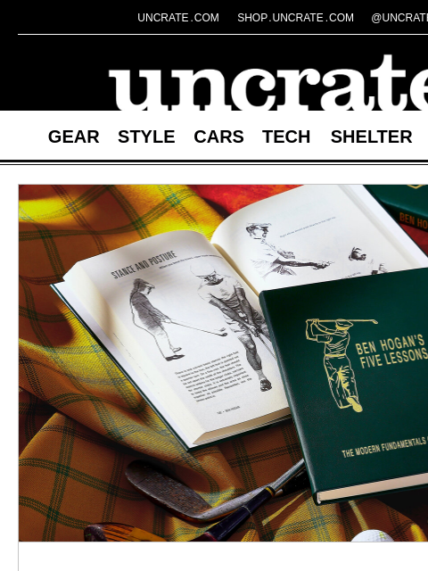 uncrate newsletter: Ben Hogan's Five Lessons: The Modern Fundamentals ...