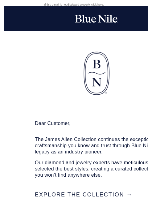 bluenile newsletter: The Bold Styles You Love, Backed By Blue Nile Expe...