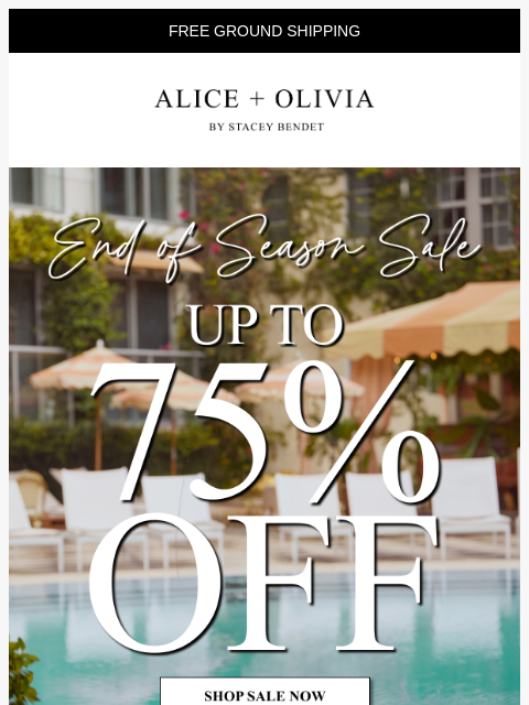 aliceandolivia newsletter: Selling Fast: Up to 75% Off 🚨‼️