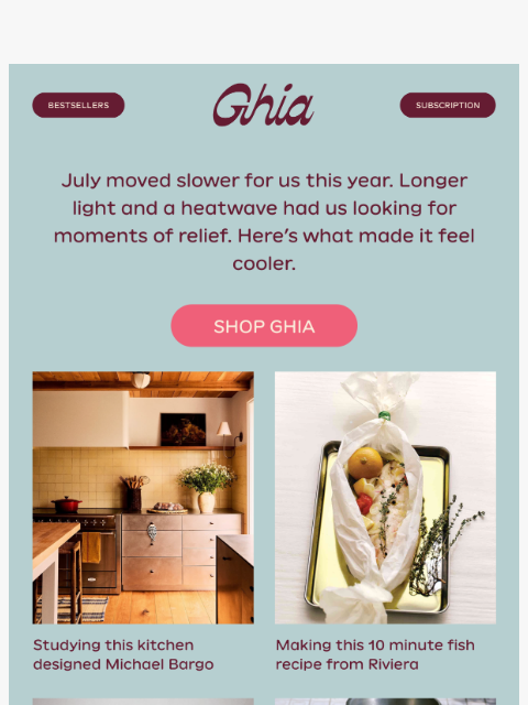 drinkghia newsletter: Feels like Ghia: July 2026