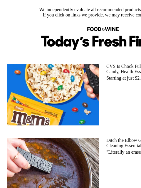 foodandwine newsletter: Ditch the Elbow Grease: This $10 Hack Makes Cast I...