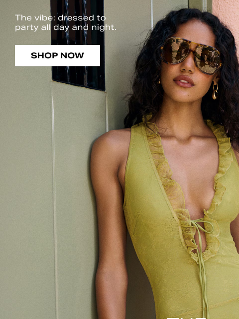 revolve newsletter: POV: You're Heading To Ibiza