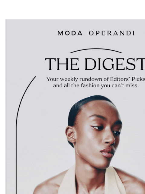 modaoperandi newsletter: TWP elevates the everyday