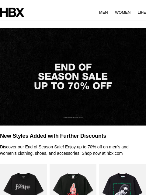 hbx newsletter: Shop Items Under $30