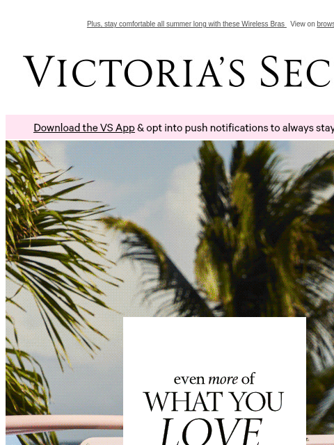 victoriassecret newsletter: Not a Drill: Buy 2, Get 1 FREE Starts Now