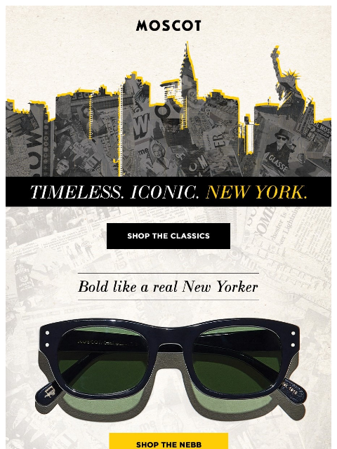 moscot newsletter: Frames Ya Won't Fuhgeddabout!