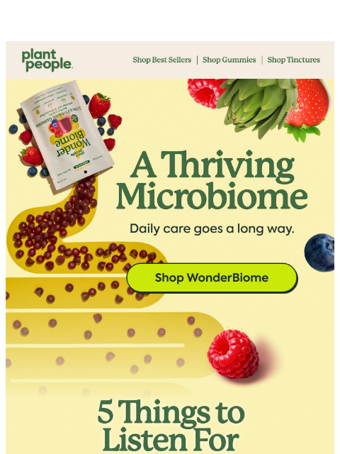 plantpeople newsletter: Is your microbiome thriving? 🏆