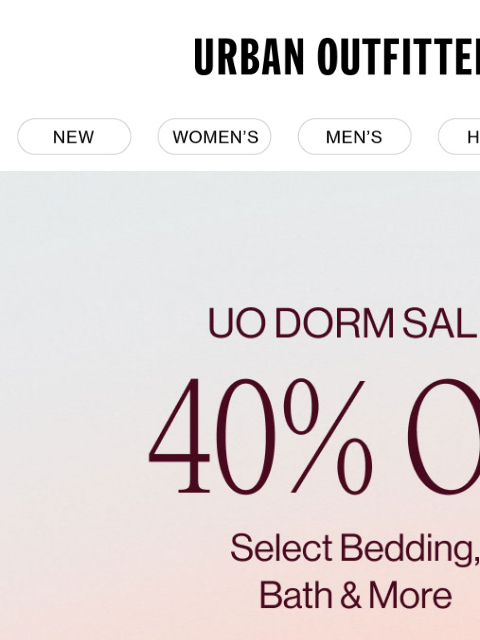 urbanoutfitters newsletter: 📣 furniture added to our 40% off sale!