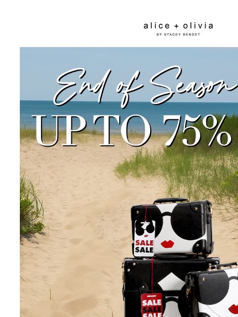 aliceandolivia newsletter: Did You Say 75% Off?!?