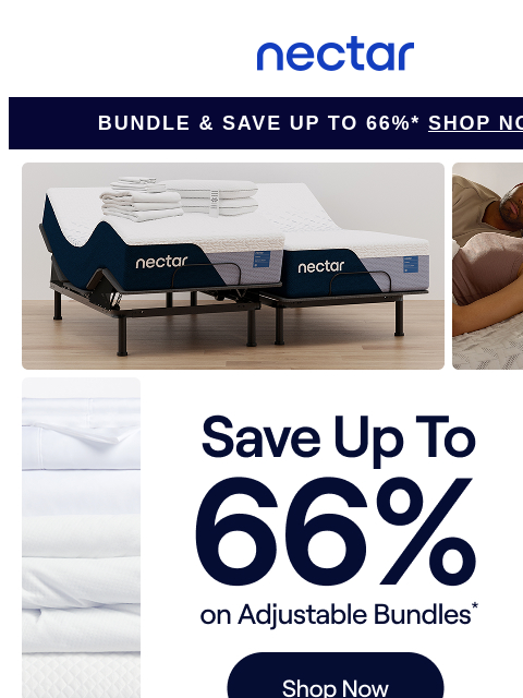 nectarsleep newsletter: Mattress + Base + Bedding = Better Mornings ☀️