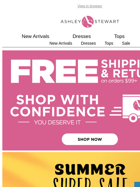 ashleystewart newsletter: 🛑CLEARANCE DEAL: $9.99+